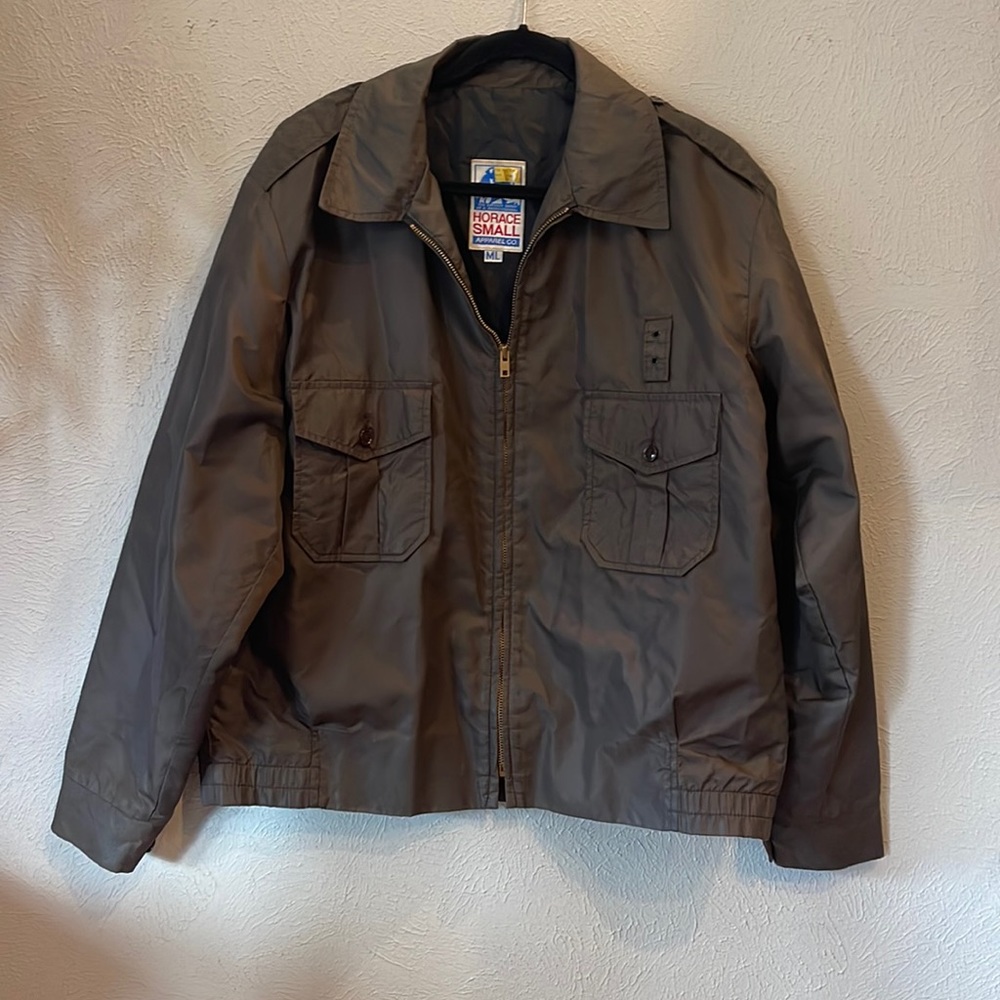 Horace Small Apparel Co Size M/L Recruit jacket. Brown.